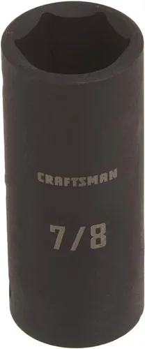 Miniatura 3 de CRAFTSMAN - Llave de impacto profundo, SAE, accionamiento de 1/2 pulgada, 7/8 de pulgada (CMMT16063)