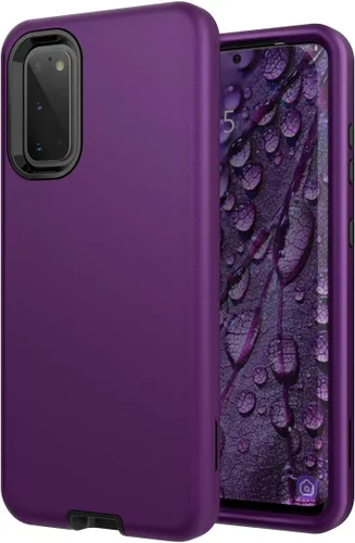 WeLoveCase Funda para Galaxy S20, S20 5G Cover 3 en 1, cuerpo completo, protección resistente, híbrida, a prueba de golpes, TPU parachoques de tres