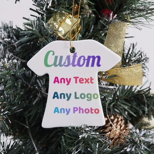 Miniatura 5 de Adorno redondo personalizado para decoración del árbol de Navidad, nombre de texto personalizado, adorno de bola de Navidad, recuerdo personalizado