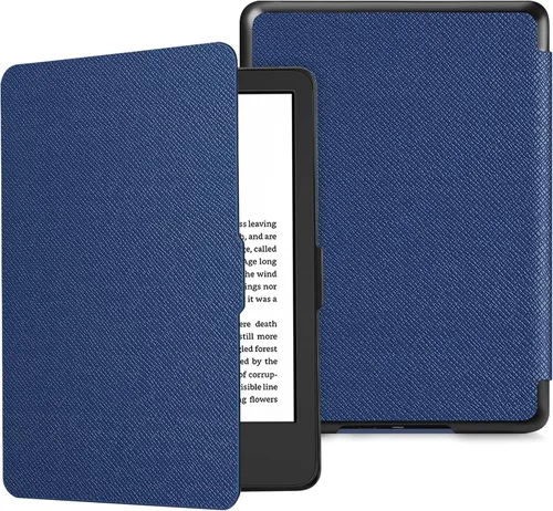 Miniatura 13 de Fintie Slimshell - Funda para Kindle de 6 pulgadas (11ª generación, versión 2024/2022), funda ligera de piel sintética con apagado y encendido Negro