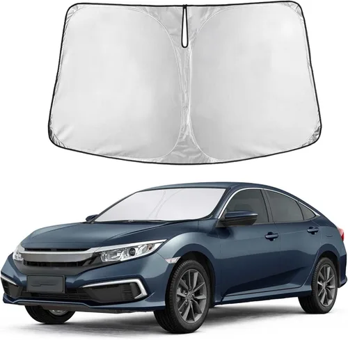 Miniatura 215 de Autovir Parasol para parabrisas Rivian R1S 2022-2024 2025 2026, parasol para ventana delantera, protección UV, bloqueador de calor, accesorios