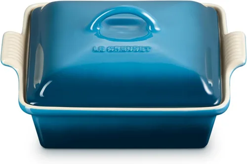 Miniatura 12 de Le Creuset Cacerola cuadrada cubierta de gres Heritage, 2.36L (9"), Sal Marina Sea Salt