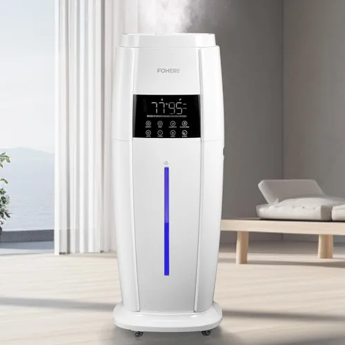 FOHERE Humidificador de 4.8 galones/18 litros para habitación grande, fácil llenado superior, torre de niebla fría, silenciosos para el hogar,