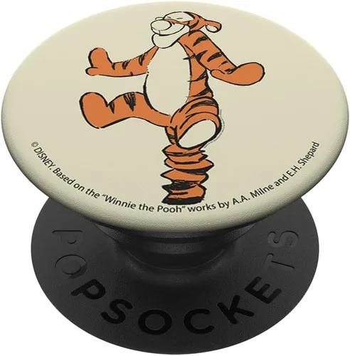 Disney Winnie The Pooh Tigger - PopSockets PopGrip: agarre intercambiable para teléfonos y tabletas