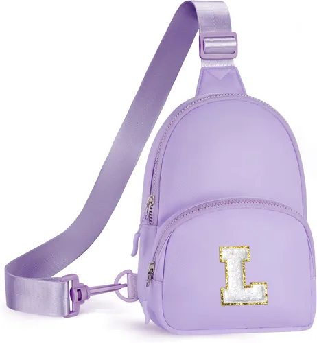 Miniatura 11 de YOOLIFE Bolso bandolera con inicial, bolsas pequeñas para niñas y mujeres, regalos para adolescentes, niñas, adolescentes, novia, dama de honor