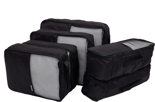 Miniatura 7 de Travelers Club Riddock - Equipaje y accesorios de viaje, color negro, juego de 14 piezas