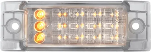 Miniatura 4 de Grand General 77664 - Luz LED rectangular ámbar para camiones, remolques, caravanas, autobuses y vehículos utilitarios