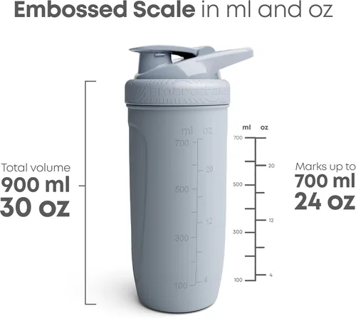 Miniatura 4 de Smartshake DC COMICS Reforce - Botella mezcladora de proteínas de acero inoxidable de 900 ml 30 oz - Tapa a prueba de fugas con rosca - Sin BPA