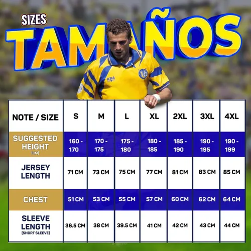 Miniatura 6 de Camiseta Retro Tigres UANL 1996 Versión Exacta del Jersey Clásico Diseño Vintage Amarillo y Azul