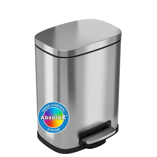 Miniatura 14 de iTouchless - Contenedor de basura de 4 galones con sensor, filtro de olor AbsorbX y ambientador de aire