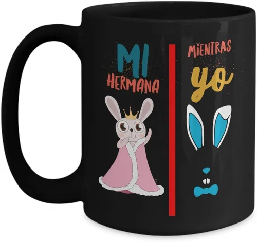 Regalo para hermano | Taza de cafe para hermana | Perfecto regalo para graduados, profesionales y estudiantes | Vaso con afirmaciones positivas,