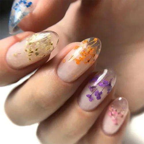 Miniatura 8 de 8 cajas de flores secas para uñas, mini flores de uñas reales 3D, flores secas, calcomanías de uñas, decoración de uñas, decoración de uñas, Flores