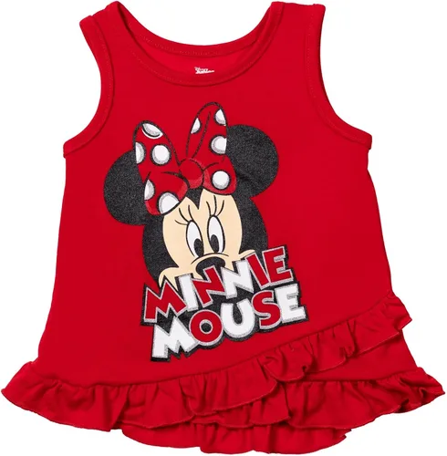Miniatura 2 de Disney Minnie Mouse - Conjunto de 3 piezas de camiseta de rizo francés y coletero