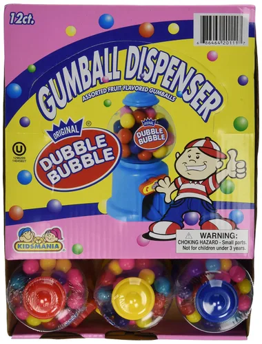 Miniatura 2 de Dubble Bubble Mini Dispensador de 12 unidades, 1.41 oz (40g)