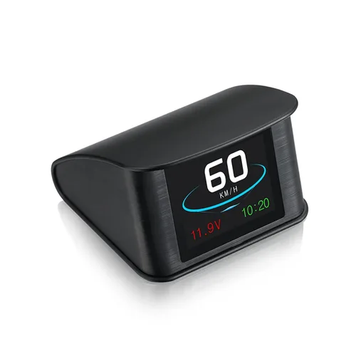 Miniatura 3 de Pantalla frontal inteligente, pantalla universal GPS de 2.2 pulgadas con pantalla de velocidad, altitud, voltaje, reloj y más alarma