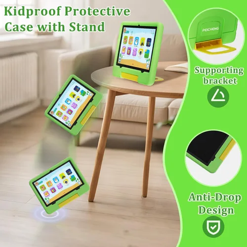 Miniatura 4 de PEICHENG Tableta para Niños con Estuche Protector EVA, Tableta para Niños Android 15.0 PC 10.1 Pulgadas RAM 20GB (4+16Expand) + ROM 128GB IPS 800 *