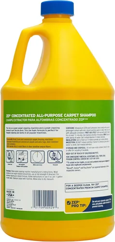 Miniatura 3 de ZEP Champú concentrado multiusos para alfombras, 128 onzas ZUCEC128 (caja de 4)