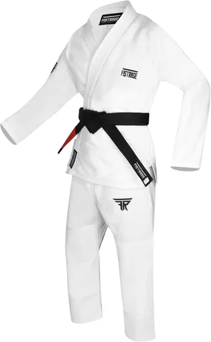 Miniatura 2 de FISTRAGE Jiu Jitsu Gi Patch BJJ - Traje brasileño para hombres y mujeres, uniforme MMA con cinturón