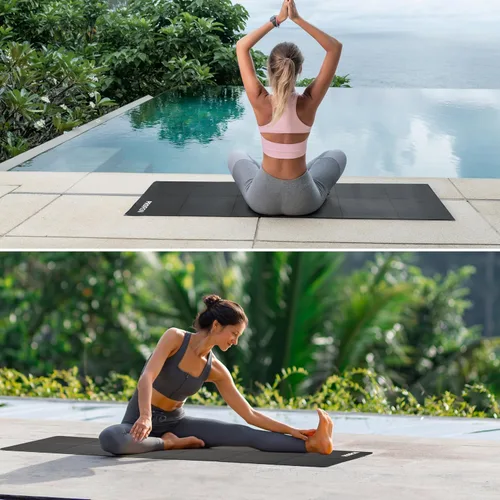 Miniatura 7 de PROIRON Esterilla de Yoga Plegable 0.24"/0.16" para Entrenamiento en Casa y Viajes, Esterillas de Yoga de Viaje Antideslizantes con Bolsa