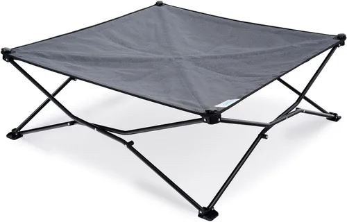 Miniatura 8 de Coolaroo On-The-Go - Cama elevada para perros plegable y portátil con tela transpirable y resistente a la humedad, bolsa de transporte incluida