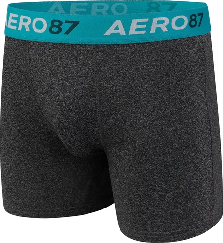 Miniatura 2 de AEROPOSTALE Calzoncillos tipo bóxer para hombre, paquete de 4 calzoncillos de poliéster y elastano