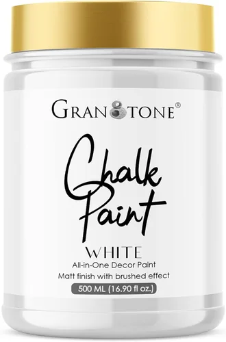 Miniatura 58 de GRANOTONE Pintura a la tiza para muebles Pintura acrílica a base de agua con acabado mate para madera, paredes, metal, vidrio, papel, lienzo