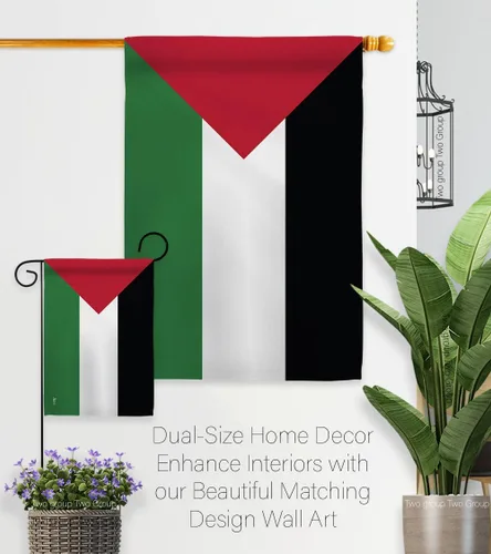 Miniatura 8 de Bandera de Palestina Cementerio Banner de pared Cementerio Decoración de puerta de césped para habitación al aire libre Jardín Póster Bandera