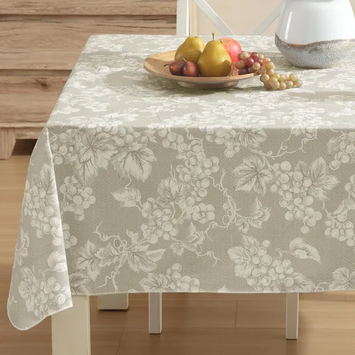 Miniatura 13 de Grapevines - Mantel de vinilo pesado de franela de vinilo de calibre 4 con estampado de uva contemporánea, para interiores y exteriores, cuadrado