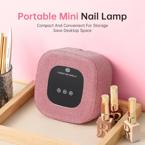 Miniatura 8 de UV Nail Lamp, UV Light for Gel Nails,48W Plug-in Mini Diamond Nail Lamp Nail Dryer with Touch Control Auto Sensor and 3 Timer Settings Nail Light