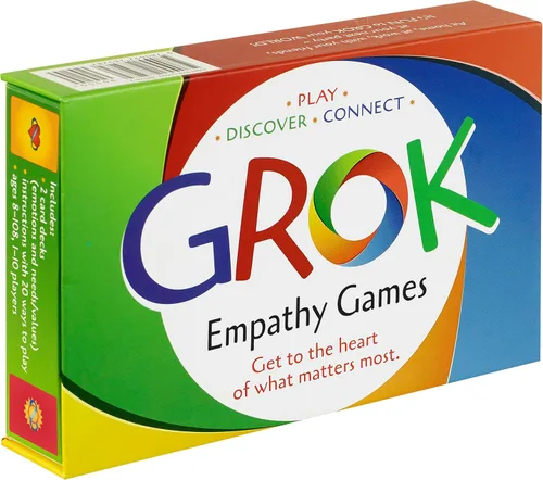 GROK Tarjetas de conversación y juegos de empatía: 20 juegos para enseñar empatía, inteligencia emocional y habilidades SEL para familias, aulas y