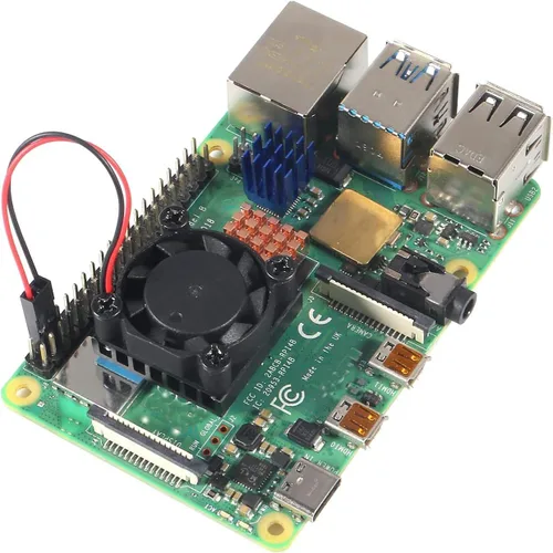 Miniatura 6 de Caja de metal para Raspberry Pi 3 para RPi 3, carcasa protectora de aluminio, carcasa montada en la pared con doble ventilador de refrigeración