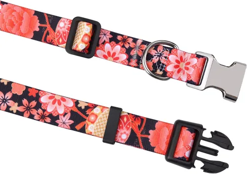 Miniatura 3 de Collares de perro personalizados Mihqy, collar de perro personalizado con nombre y número de teléfono, múltiples patrones y 4 tamaños de collar
