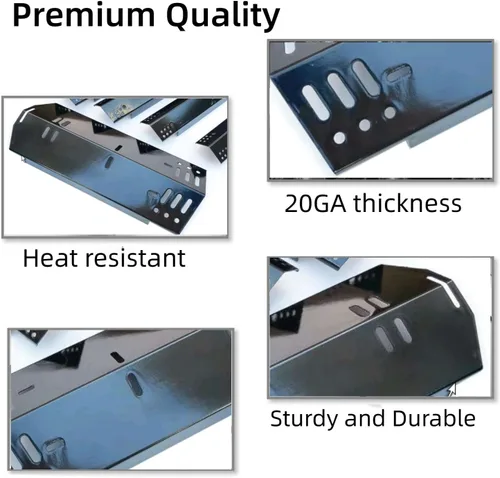 Miniatura 7 de Placa de calor de repuesto para parrilla Dyna-Glo de 5 quemadores DGH474CRP DGH485CRP, 70-02-411 tienda de calor para DGH353CRP DGH483CRP, escudo