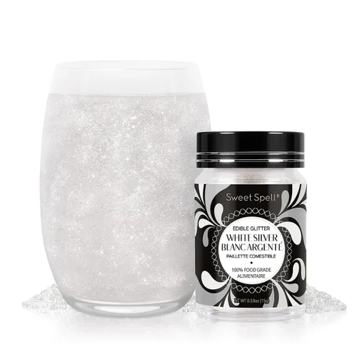 Miniatura 14 de Sweet Spell - Purpurina comestible (15g) - Destellos brillantes para bebidas, pasteles, cócteles - Purpurina 100% comestible y de grado alimenticio