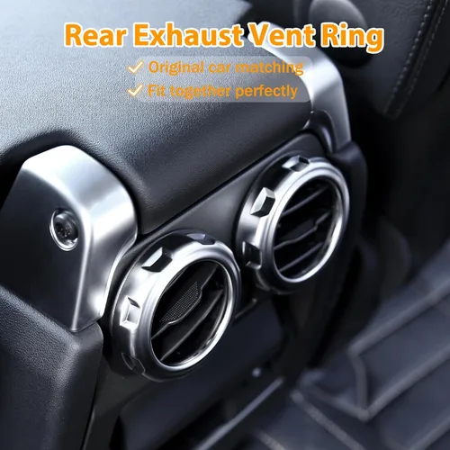 Miniatura 8 de Anillo de cubierta de salida de ventilación de aire para Land Rover Discovery 3 Discovery 4 LR3 LR4, Range Rover Sport 2005-2013