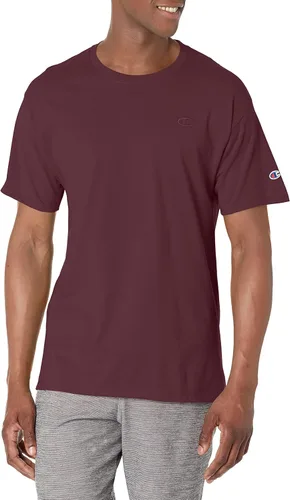 Miniatura 26 de Champion Men's Classic Short Sleeve T-Shirt, Standard Fit, Midweight 100% Cotton, Available in Regular and Big & Tall Blanco brillante