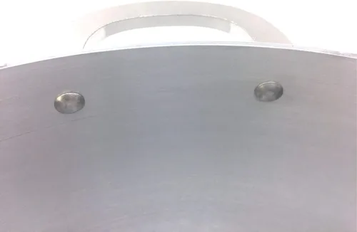 Miniatura 3 de Uniware Caldero de aluminio de calidad estupenda/olla común con tapa de aluminio, grosor 0.118 in, 1.7 QT