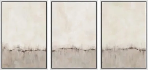 Miniatura 119 de SIGNWIN Lienzo enmarcado para pared, juego de arte abstracto de serenidad costera, ilustraciones abstractas junto al mar, arte moderno, decorativo