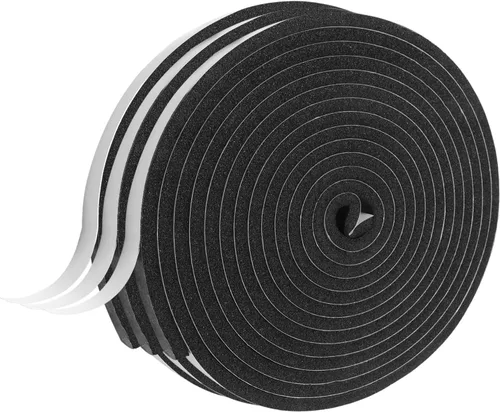 Miniatura 12 de Tira de Sellado Meteorológico para Puertas, Tira de Sellado para Puertas y Ventanas, 1 Pulgada x 1/8 Pulgada x 33 Pies, Cinta de Aislamiento