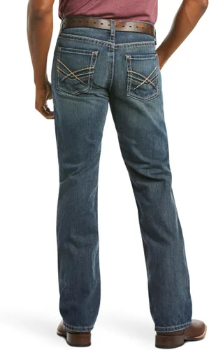 Miniatura 2 de ARIAT Jeans rectos para hombre M5 Straight Stretch Remming apilable pierna recta