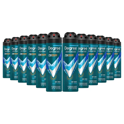 Miniatura 11 de Degree Men Desodorante antitranspirante para hombre, aerosol seco, defensa deportiva, desodorante de protección contra el sudor y el olor de 72