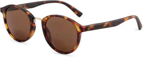 Miniatura 9 de ZENOTTIC Gafas de sol de lectura bifocales, redondas, clásicas, con protección UV, lentes de lectura al aire libre para hombres y mujeres