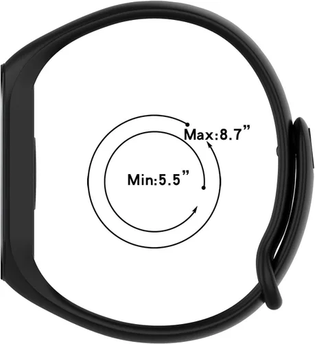 Miniatura 9 de KOMI Correa compatible con Xiaomi Smart Band 6, correa de silicona de repuesto para reloj inteligente Xiaomi Mi Band 7/6/5, pulsera ajustable