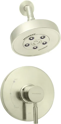 Miniatura 7 de Speakman SM-1010-P Neo Anystream Cabezal de ducha de alta presión y válvula de equilibrio de presión Combo, cromo pulido