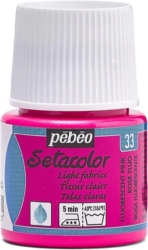 Miniatura 6 de Pebeo Setacolor - Pintura para tela (opaca, 45 ml), color dorado perla