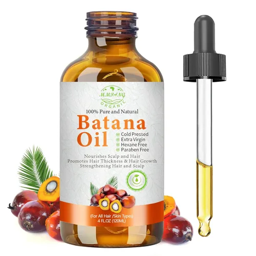 Miniatura 9 de Aceite de batana para el crecimiento del cabello, aceite orgánico crudo para el cabello, aceite natural prensado en frío para botellas de vidrio