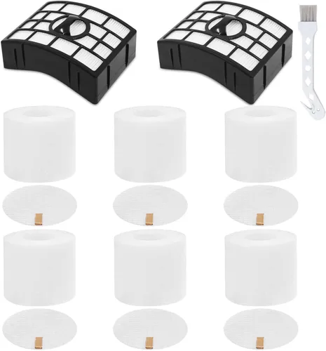 NV752 AZ1002 - Filtros de vacío de repuesto para Shark Rotator Powered Lift-Away AZ1002 NV650 NV650W NV651 NV652 NV750 NV750W NV751 NV752 AX950