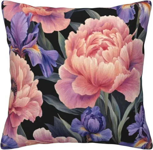 Miniatura 16 de 2 fundas de almohada de pana, fundas de almohada cuadradas suaves y cuadradas para sofá, sala de estar, 16 x 16 pulgadas