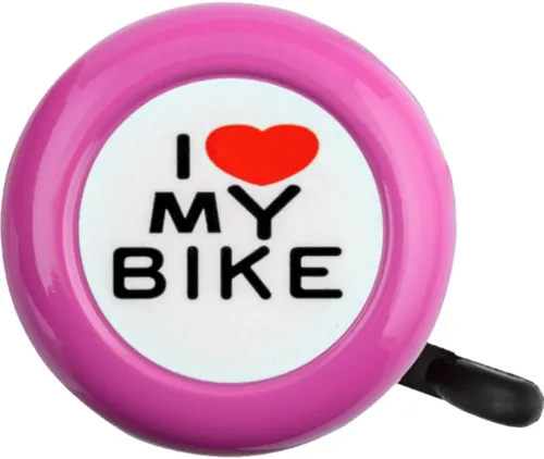Miniatura 3 de Sunlite "I Love My Bike Bell Cromado plateado