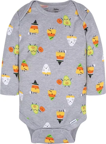 Miniatura 4 de Gerber Paquete de 3 mamelucos unisex de manga larga para bebé